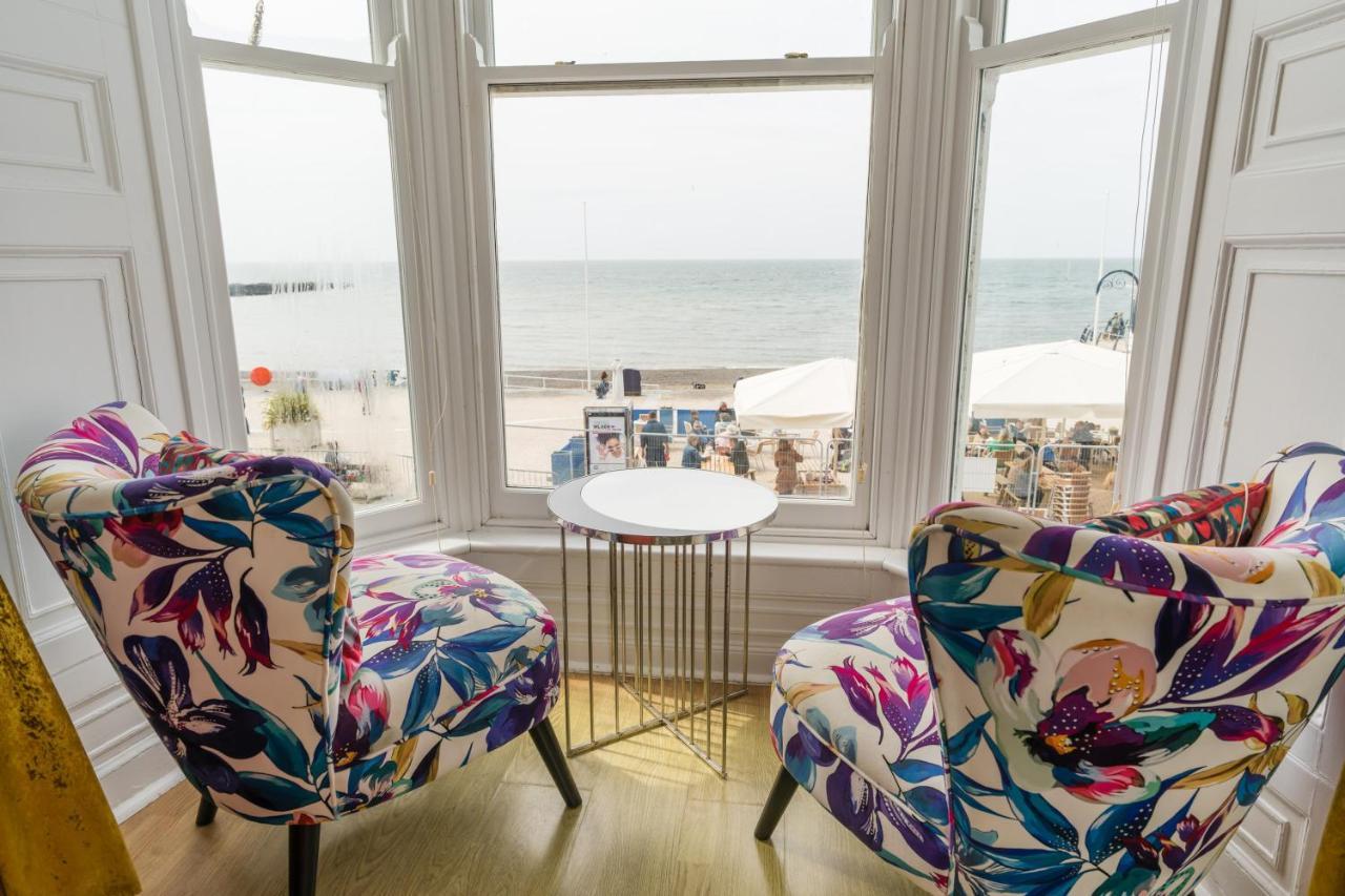 Sea View Ar Lan Y Mor Luxury Apartment 애버리스트위스 외부 사진