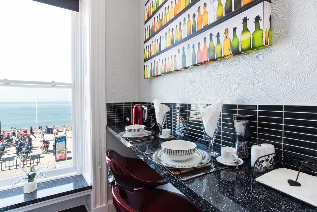 Sea View Ar Lan Y Mor Luxury Apartment 애버리스트위스 외부 사진